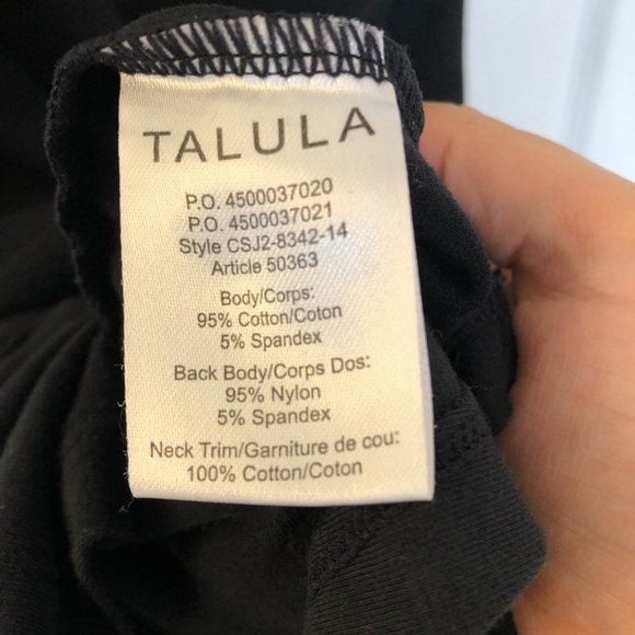 Talula Aritzia Seibu black skater dress with mesh back, medium - Picture 8 of 9